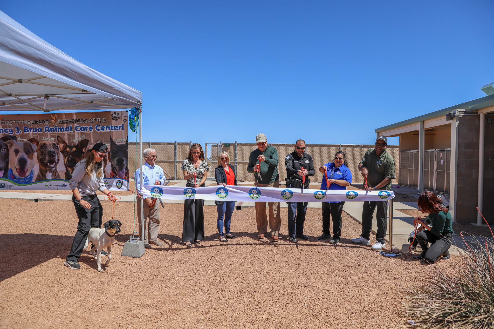 concord employee owners and nancy j brua representatives cutting a ribbon