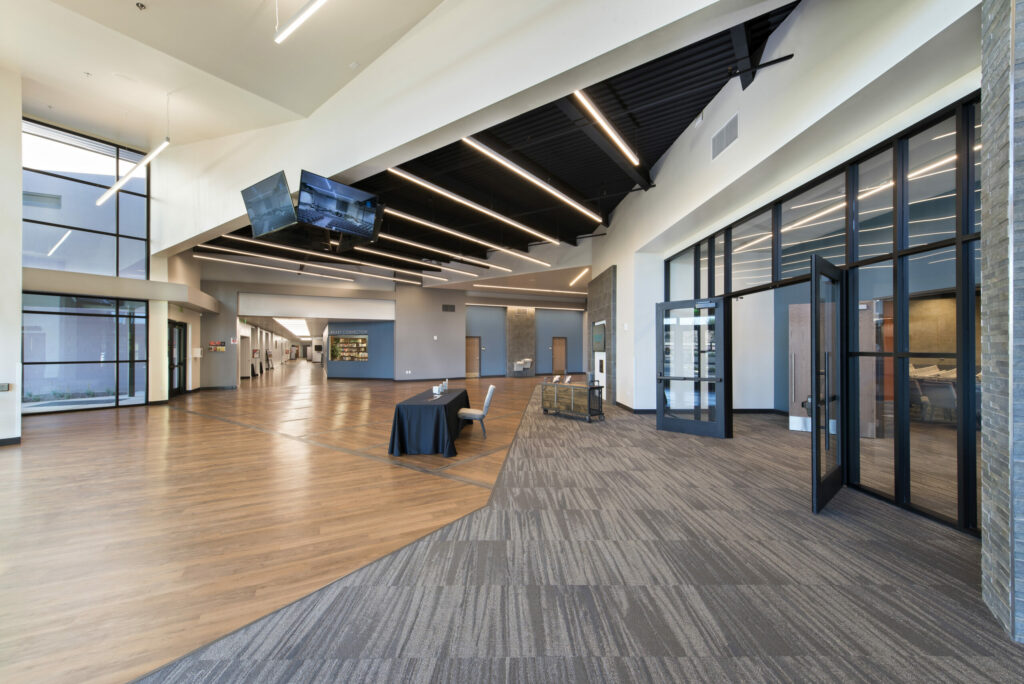 church lobby open space