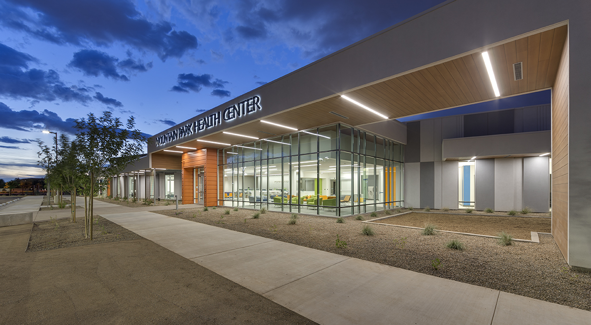 exterior shot of clinic