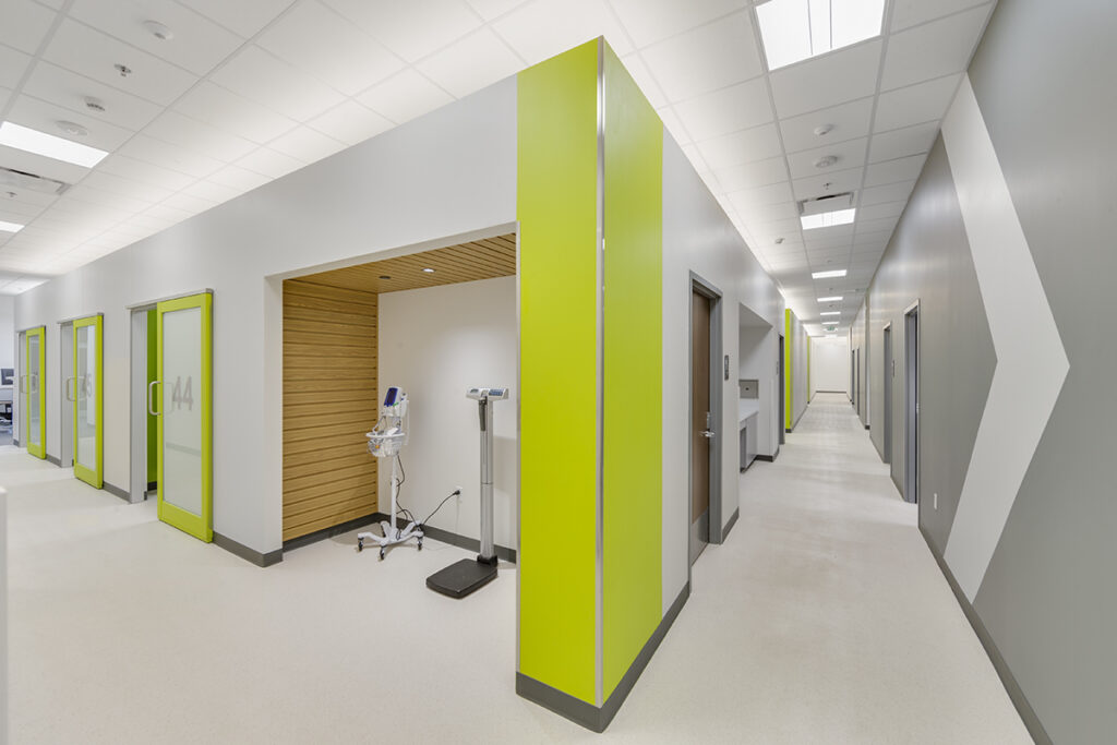exam rooms exterior view