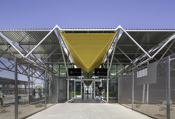 close up of the enterior front entrance